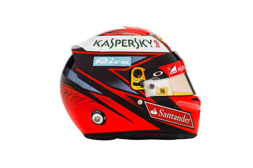 Casco de Kimi Raikkonen para la temporada 2016