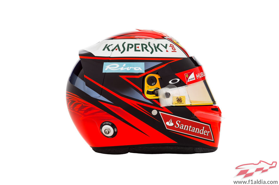 Casco de Kimi Raikkonen para la temporada 2016