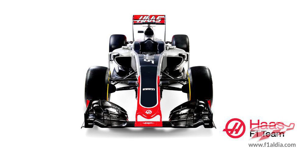 Haas VF16 visión frontal