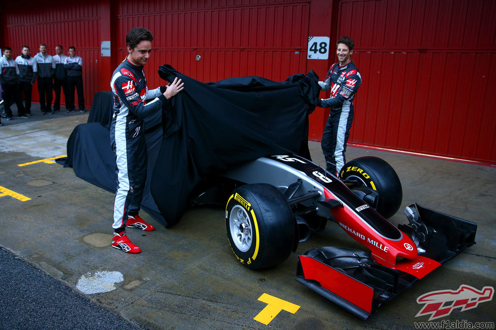 Grosjean y Gutiérrez destapan su VF16
