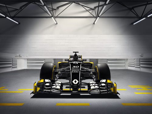 Renault RS16 visión frontal