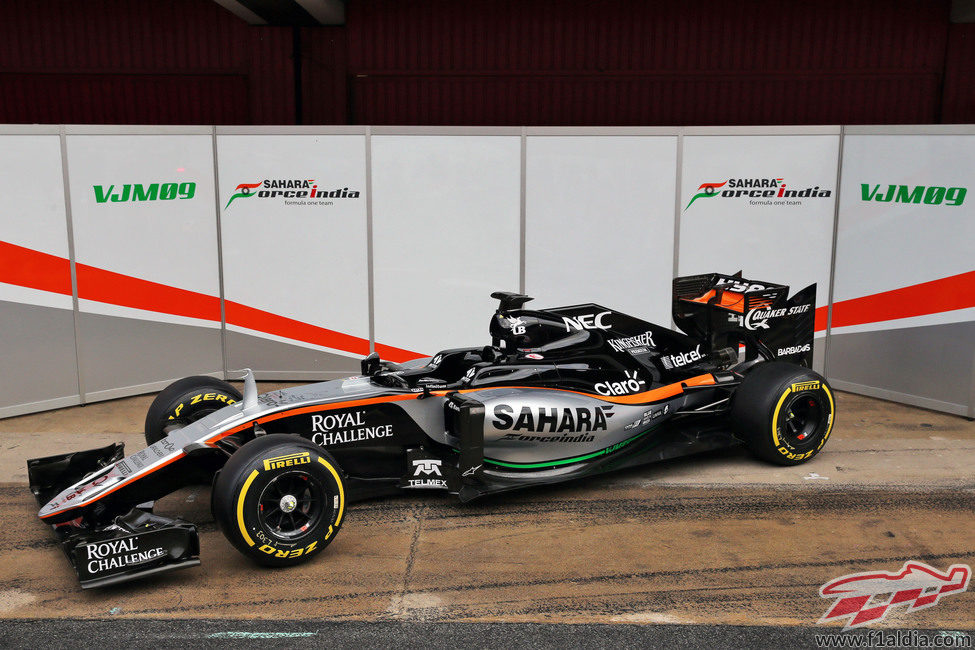 Force India VJM09 visión lateral