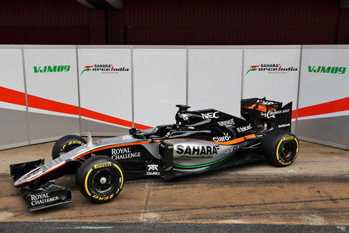 Force India VJM09 visión lateral