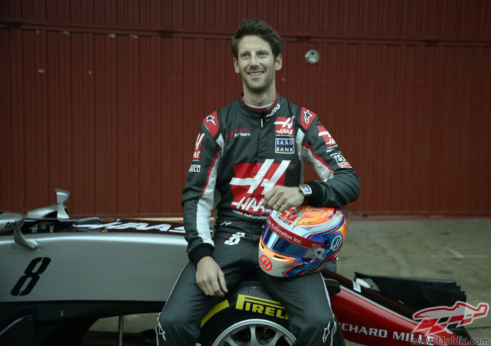 Romain Grosjean empieza nueva etapa junto a Haas