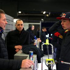 Padre e hijo Verstappen