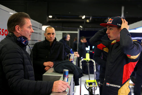 Padre e hijo Verstappen