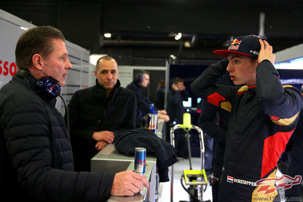 Padre e hijo Verstappen