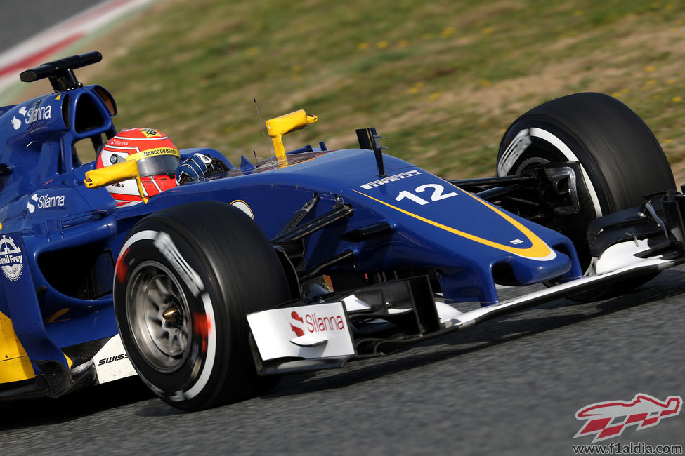 Felipe Nasr se ha subido por primera vez en la pretemporada al Sauber