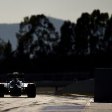 Valtteri Bottas sale a pista