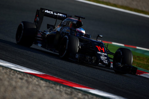 Fernando Alonso exprime su MP4-31