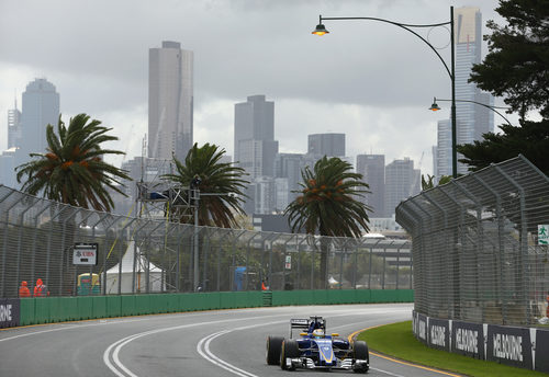 Marcus Ericsson rueda en Albert Park