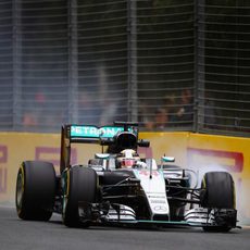 Lewis Hamilton fue el hombre más rápido en pista