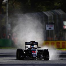 Fernando Alonso con su nuevo McLaren