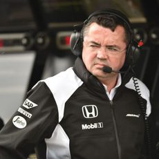 Eric Boullier en el muro de McLaren Honda