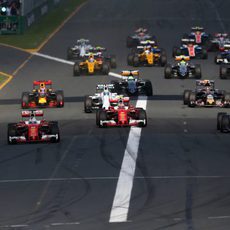 Salida del GP de Australia 2016