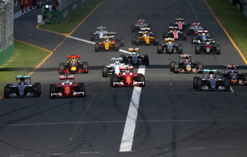 Salida del GP de Australia 2016