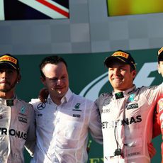 Podio del GP de Australia 2016