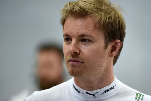 Gesto confiado de Nico Rosberg en Baréin