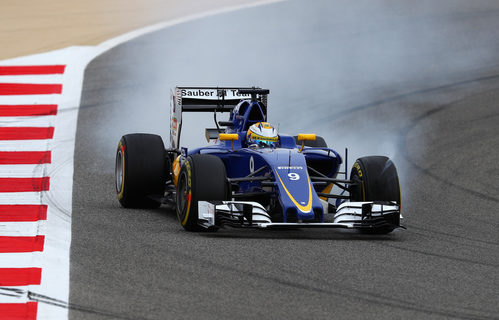 Marcus Ericsson se pasa de frenada en los entrenamientos