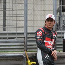 Esteban Gutiérrez tuvo un día con poca actividad