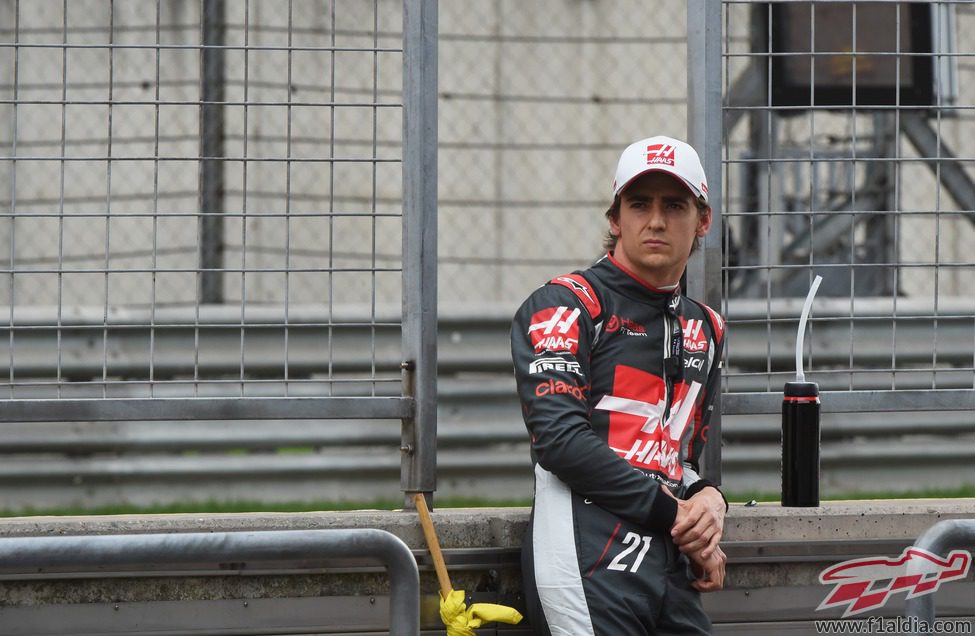 Esteban Gutiérrez tuvo un día con poca actividad