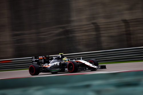 Sergio Pérez superó a Nico Hülkenberg en la clasificación de China