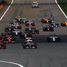 Primeros metros del GP de China 2016