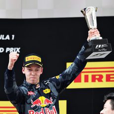 Primer podio de Daniil Kvyat en esta temporada