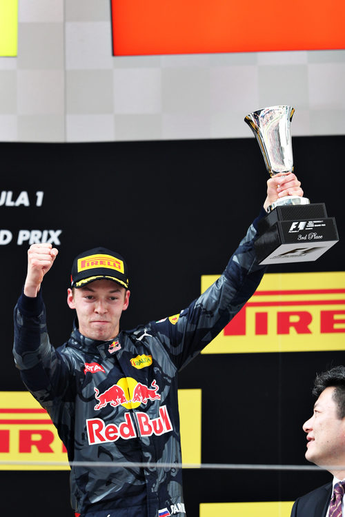 Primer podio de Daniil Kvyat en esta temporada