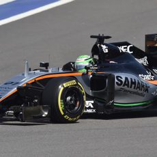 Nico Hülkenberg rueda con neumáticos blandos