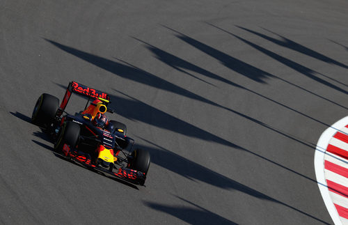Daniel Ricciardo en simulación de carrera