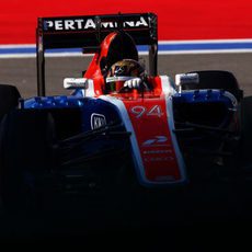 Pascal Wehrlein rueda con el neumático más blando del fin de semana