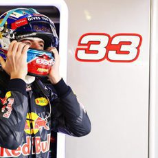 Max Verstappen llega a Red Bull