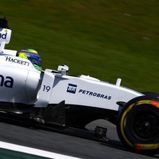 Felipe Massa tuvo tráfico en su vuela rápida