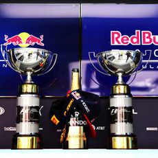 Red Bull luce los trofeos logrados en Barcelona