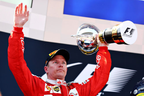 Nuevo podio de Kimi Räikkönen en España