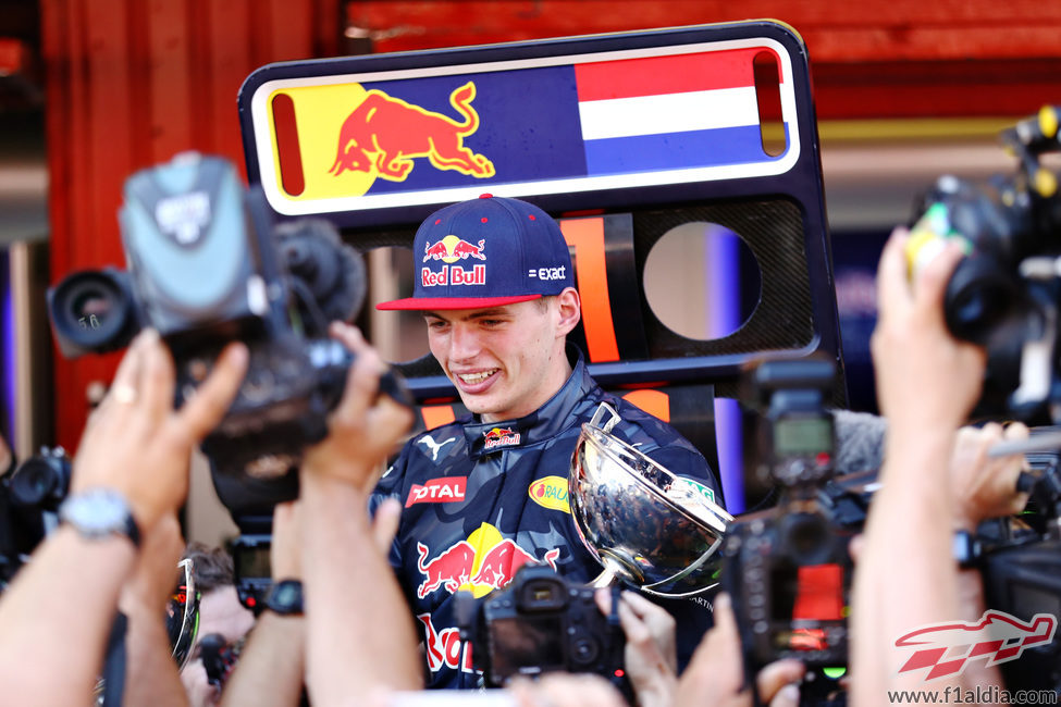 Max Verstappen acapara la atención de la prensa