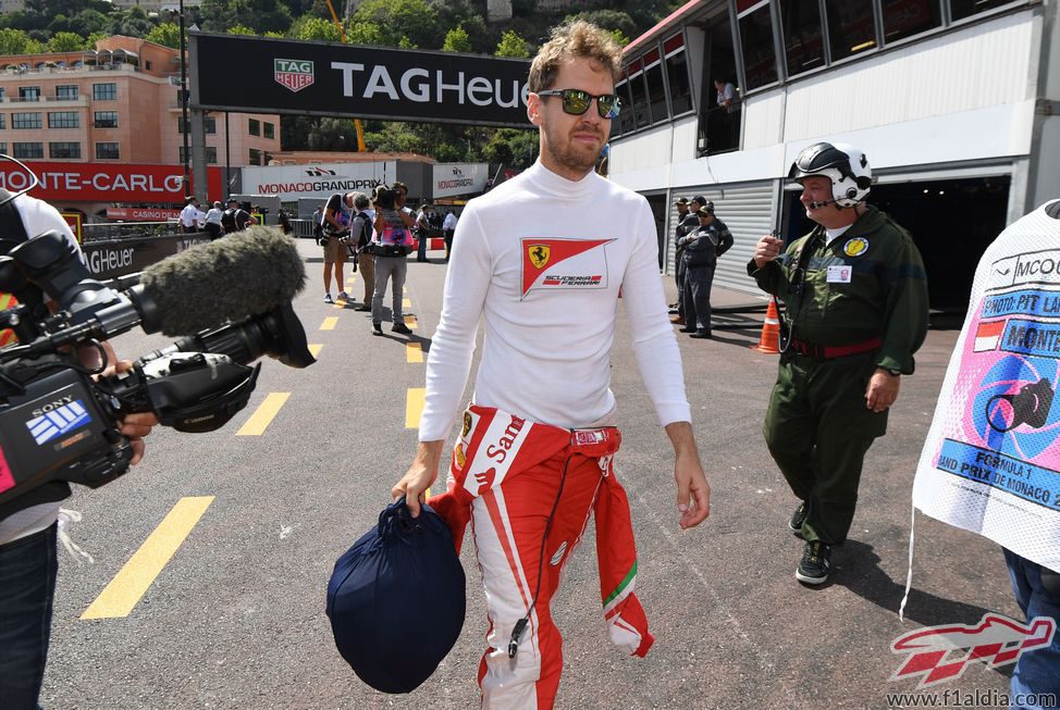 Sebastian Vettel acaba decepcionado la clasificación