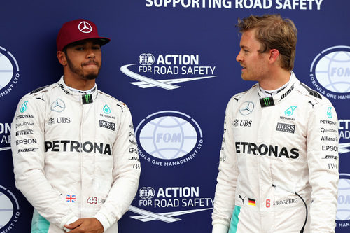 Lewis Hamilton y Nico Rosberg, rivales y compañeros