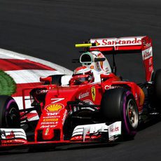 Kimi Räikkönen prueba el ultrablando en Spielberg