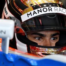 Gesto de concentración de Pascal Wehrlein