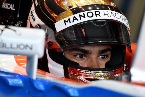 Gesto de concentración de Pascal Wehrlein