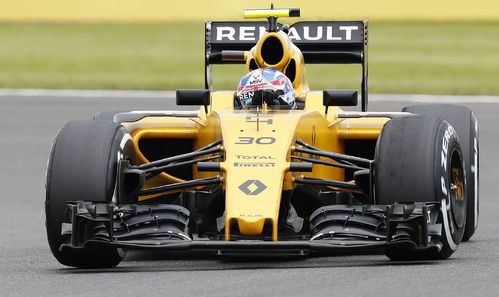 Jolyon Palmer completa los entrenamientos en Silverstone