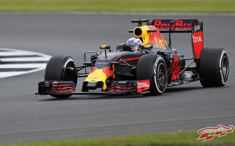 Neumático medio para Daniel Ricciardo