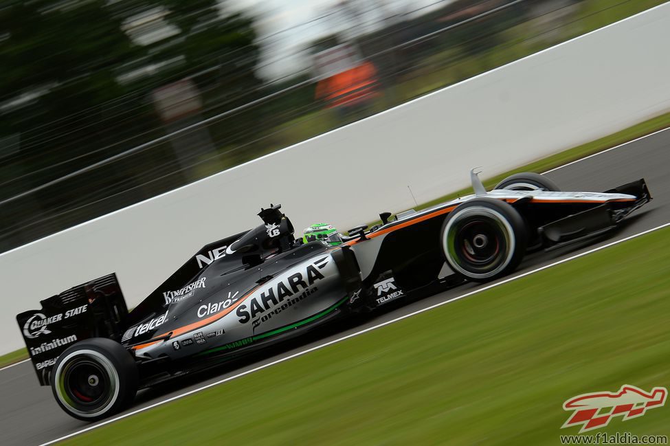 Sergio Pérez pone a punto su Force India