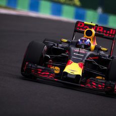 Max Verstappen prueba el circuito de Hungaroring