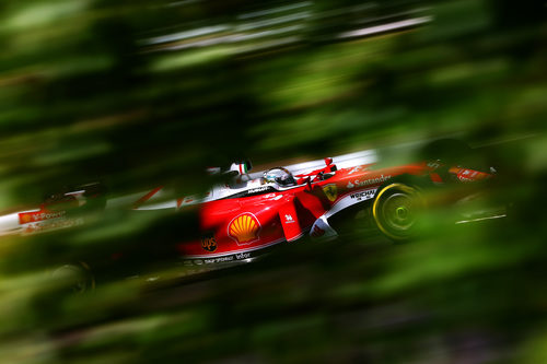 Sebastian Vettel acaba el viernes en tercera posición