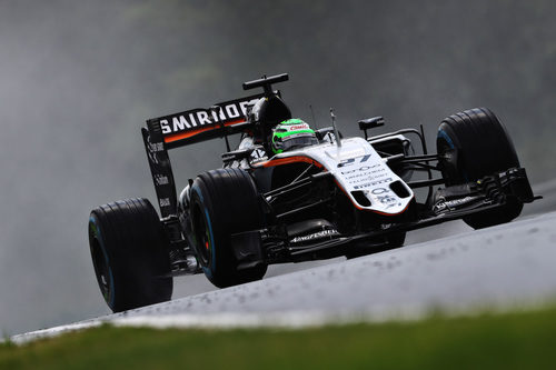 Nico Hülkenberg fue el único de Force India en la Q3