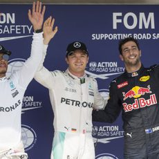 Rosberg, Hamilton y Ricciardo vuelan en el Hungaroring