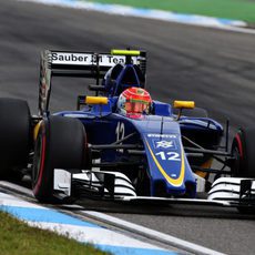 Felipe Nasr quedó último en Hockenheim